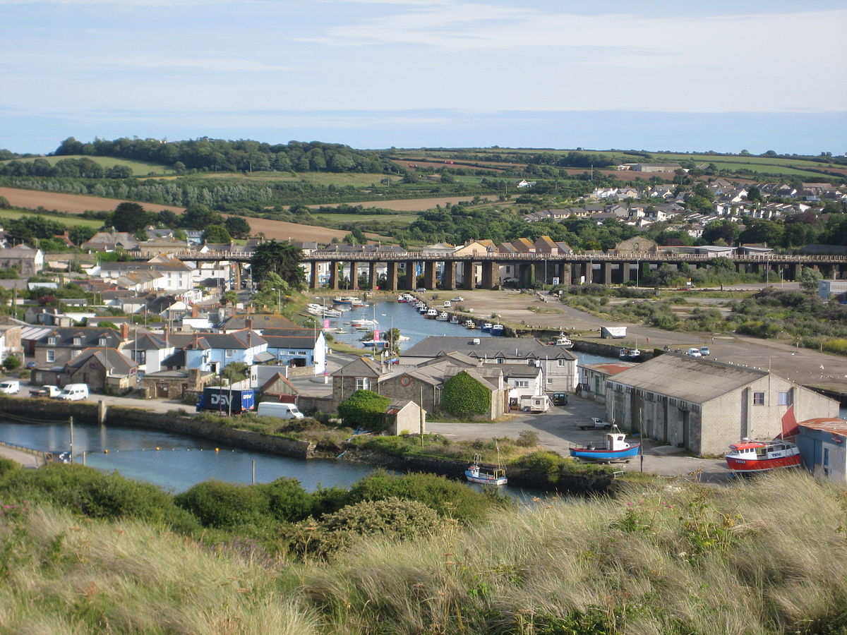 Waldon Security works in Hayle - view of the Hayle Estuary