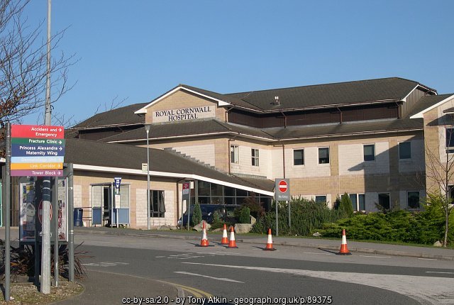 Treliske Hospital where thermal fever scanning cameras supplied